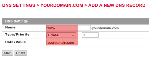 DNS Tools - How to add a CAA-record, Bild 4