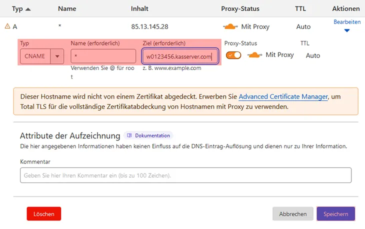 DNS - Cloudflare, Bild 8