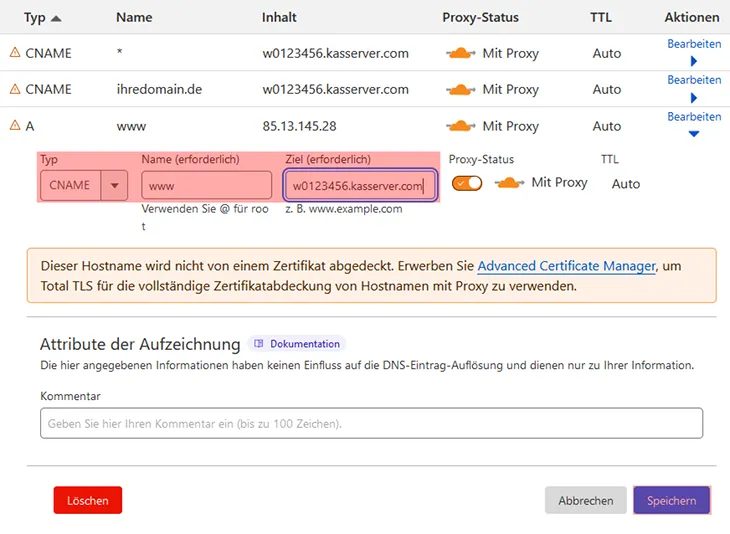 DNS - Cloudflare, Bild 10