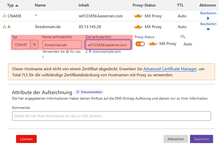 DNS - Cloudflare, Bild 9