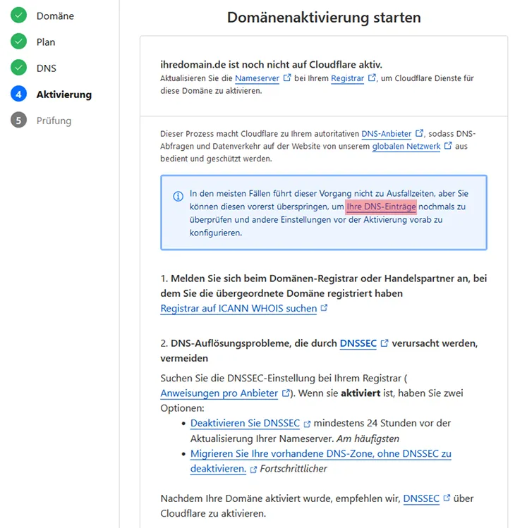 DNS - Cloudflare, Bild 6