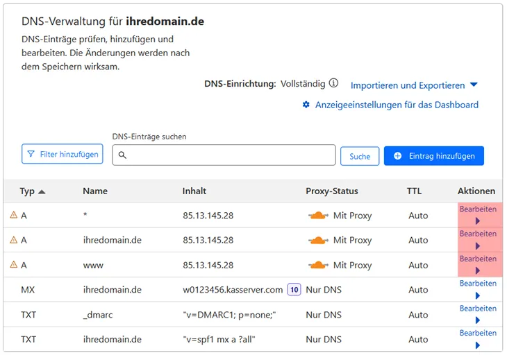 DNS - Cloudflare, Bild 7