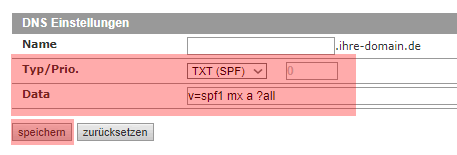 DNS-Werkzeuge - SPF, Bild 3