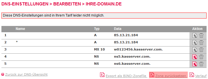DNS-Werkzeuge - SPF, Bild 1