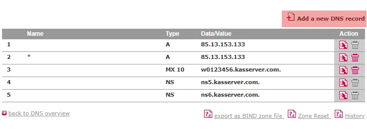 DNS Tools - How to add an SPF-record, Bild 2