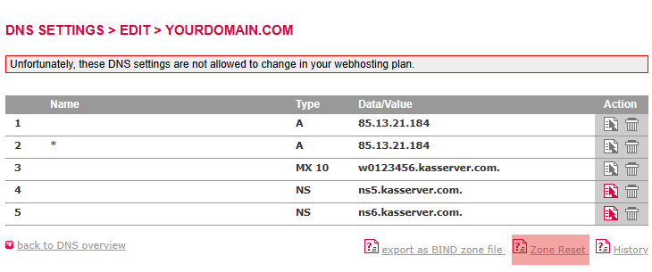 DNS - How to add an SPF-record, Bild 1