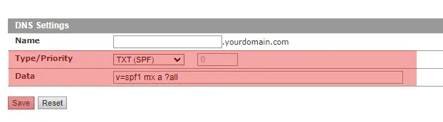 DNS Tools - How to add an SPF-record, Bild 3