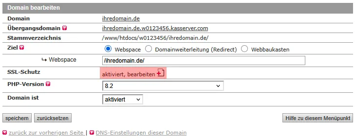 SSL-Zertifikat - Aktivierung von HSTS, Bild 2