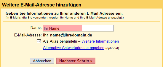Google Mail - E-Mails von Konten bei ALL-INKL.COM abrufen, Bild 9