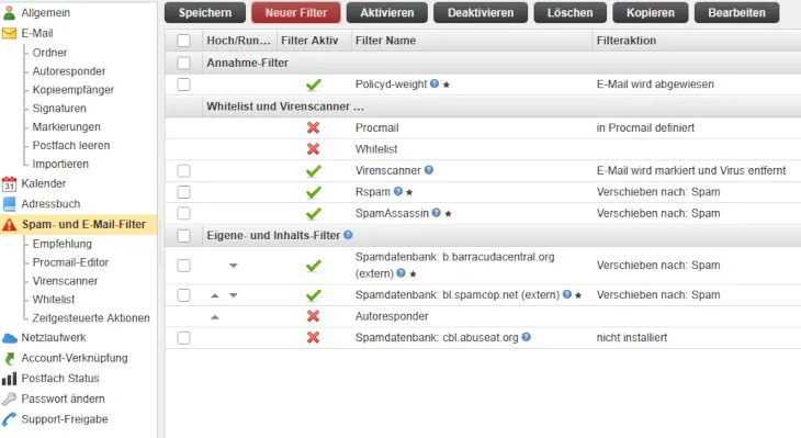 Tarifwechsel - Wechsel innerhalb der Webhosting-Tarife, Bild 5