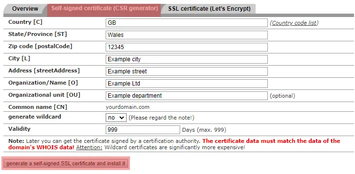SSL Certificate - How to install a self-signed SSL certificate, Bild 3