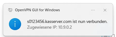 Einbindung als Netzlaufwerk - Netzlaufwerk über VPN verbinden - Windows 11, Bild 5