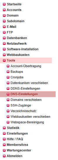 DNS-Werkzeuge - DKIM (bei Versand über externe Mailserver), Bild 1