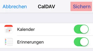 CalDAV - Kalenderfunktion - Einstellungen im WebMail anzeigen, Bild 8