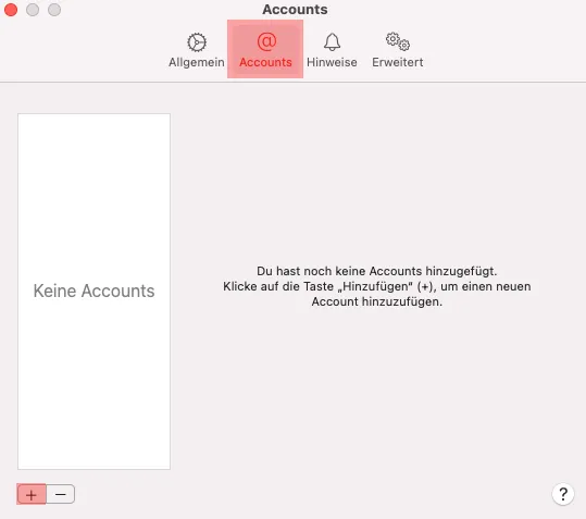 CalDAV - Kalenderfunktion - macOS Mail, Bild 2