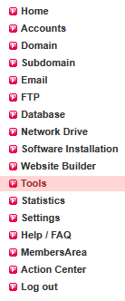 File Management - Activation of SSH (only possible in the main account), Bild 1