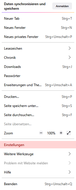 Mozilla Firefox - Cache und Cookies leeren, Bild 2
