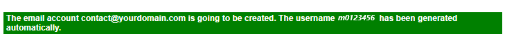 Email address, autoresponder, forwarding - How to create an email account, Bild 5