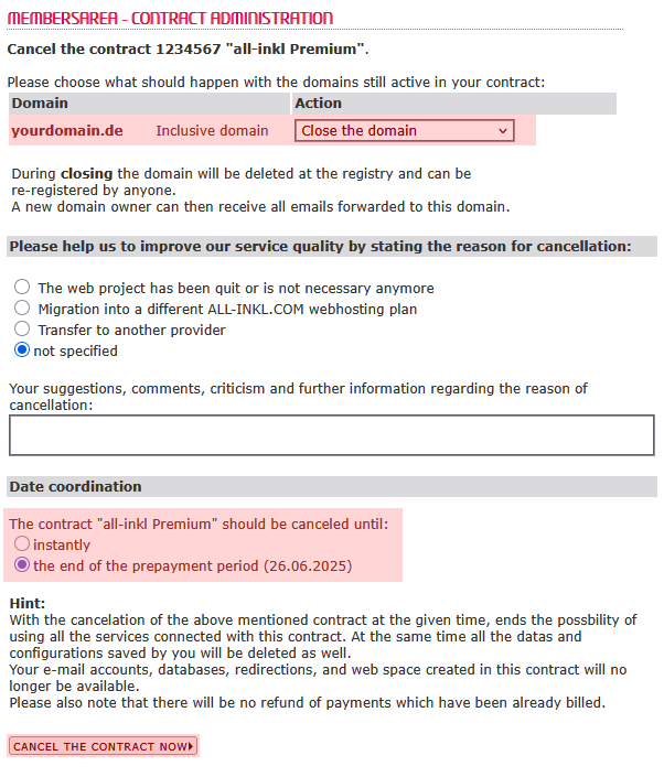 Cancellation - How to cancel a contract, Bild 7