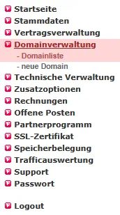 DNS-Werkzeuge - Nameserver ändern für Domain, Bild 1