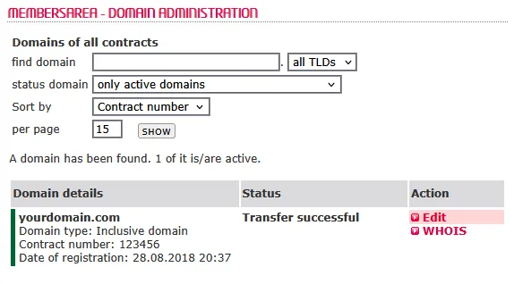 DNS Tools - How to change the name servers for a domain, Bild 2