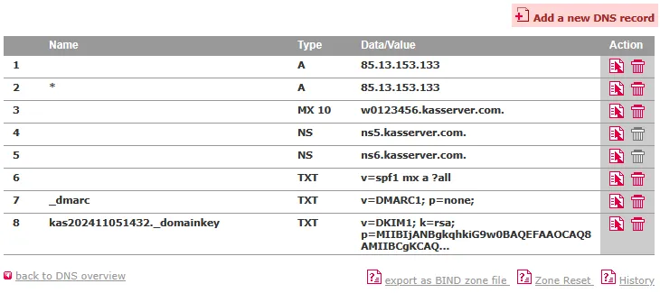 DNS Tools - How to change the name servers for a subdomain, Bild 1