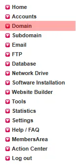 Domain Registration - How to set up a domain inside the KAS panel, Bild 2