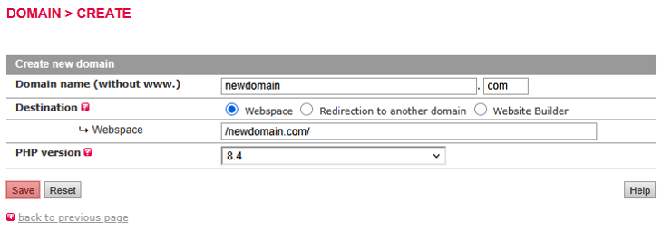 Domain Registration - How to set up a domain inside the KAS panel, Bild 4