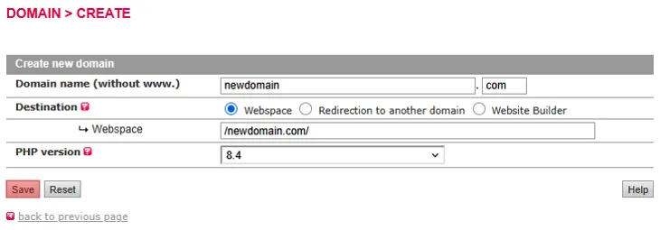 Domain Registration - How to set up a domain inside the KAS panel, Bild 4