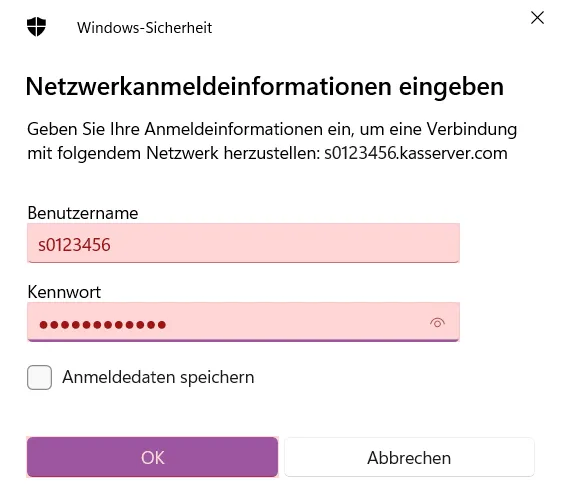 Einbindung als Netzlaufwerk - Netzlaufwerk einbinden - Windows 11, Bild 4