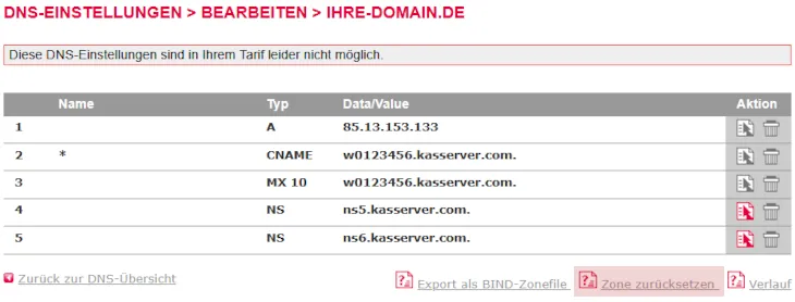 DNS-Werkzeuge - SPF, Bild 1