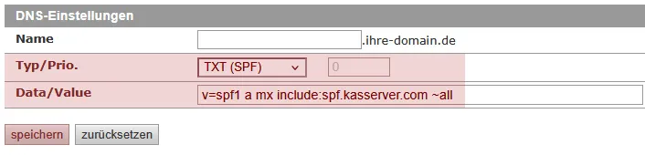 DNS-Werkzeuge - SPF, Bild 3