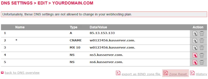 DNS Tools - How to add an SPF-record, Bild 1