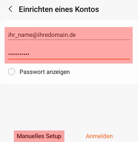 Samsung Galaxy S10 - E-Mail-Konto (IMAP) einrichten, Bild 2