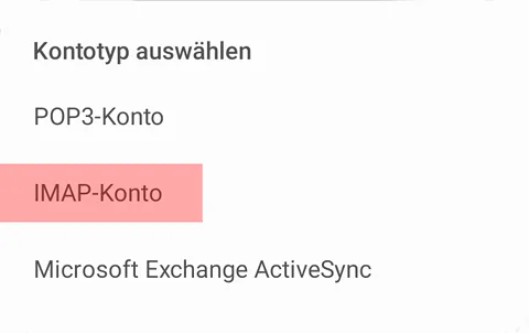 Samsung Galaxy S10 - E-Mail-Konto (IMAP) einrichten, Bild 3