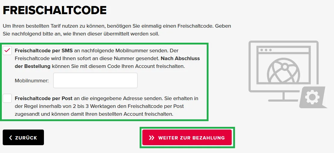 Vertragsbestellung - Bestellung eines Webhosting-Tarifs ohne Domain, Bild 4