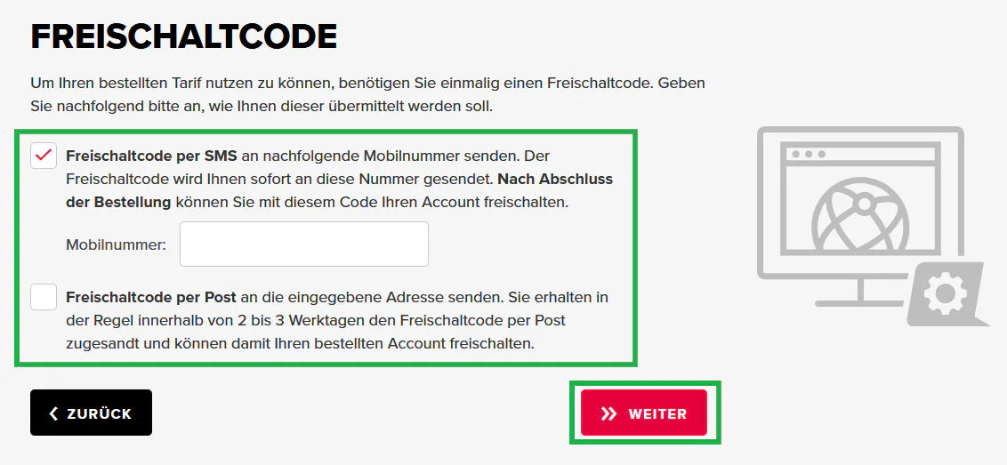 Vertragsbestellung - Bestellung eines Webhosting-Tarifs mit vorhandener Domain (KK - Providerwechsel), Bild 3