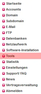 administrative Werkzeuge - Verzeichnisschutz, Bild 1