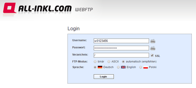 grafische Auswertung eines FTP-Logfiles - per Skript, Bild 1