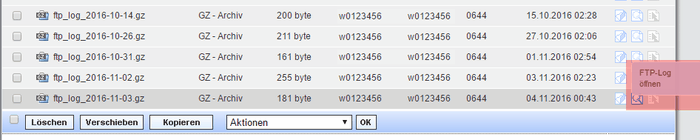 grafische Auswertung eines FTP-Logfiles - per Skript, Bild 3