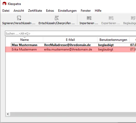 PGP-Verschlüsselung - Installation unter Windows, Bild 18
