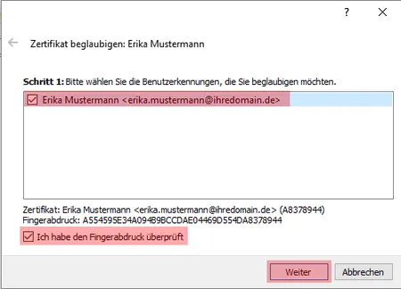 PGP-Verschlüsselung - Installation unter Windows, Bild 14