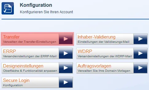 Einstellungen - Registrar Lock (Sperre), Bild 3