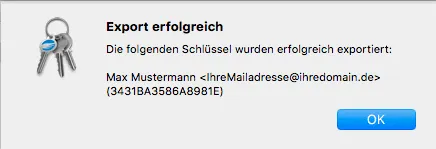 PGP-Verschlüsselung - Installation unter macOS, Bild 6