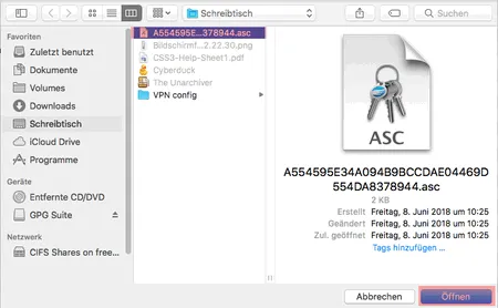 PGP-Verschlüsselung - Installation unter macOS, Bild 8
