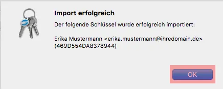 PGP-Verschlüsselung - Installation unter macOS, Bild 9