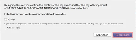 PGP-Verschlüsselung - Installation unter macOS, Bild 11