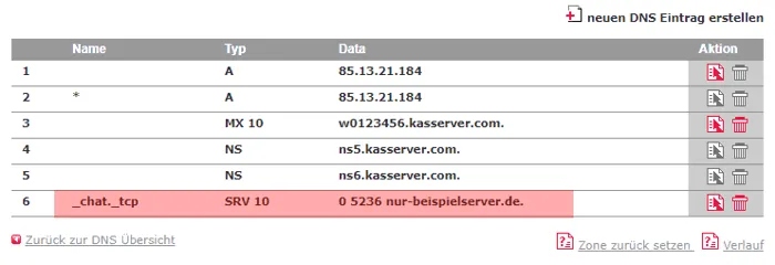 DNS - SRV-Record, Bild 3