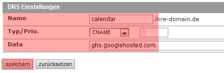DNS-Werkzeuge - CNAME, Bild 2