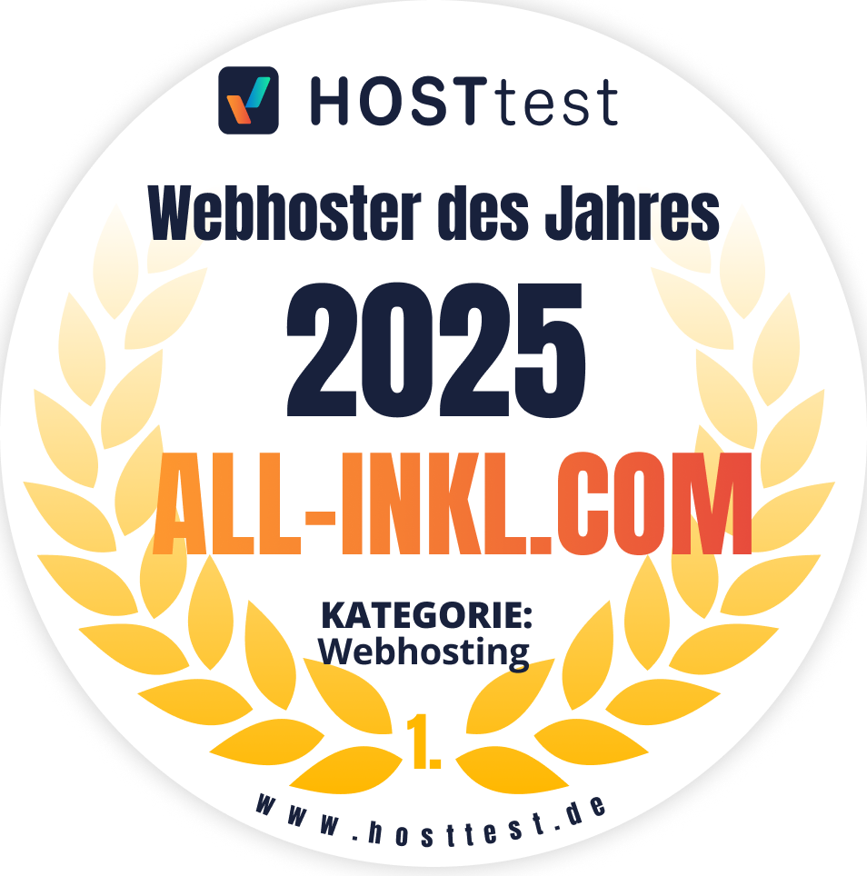 Hosttest 2025 - Auszeichnung